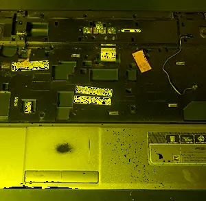 Acer aspire 5532 top cover palm rest used