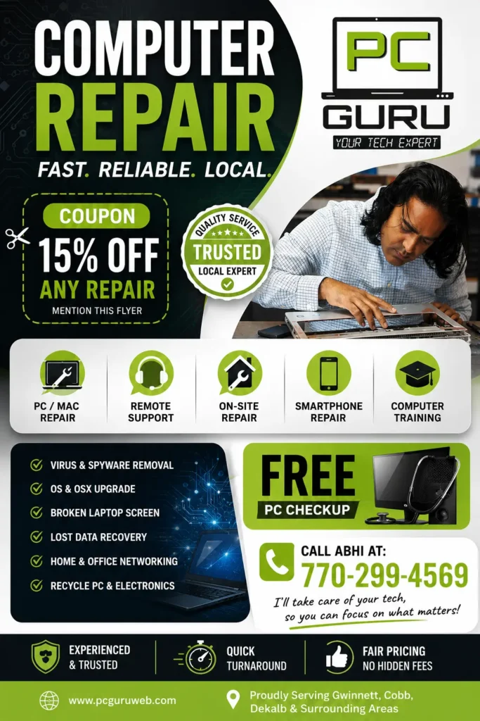 15% Off Computer Repair